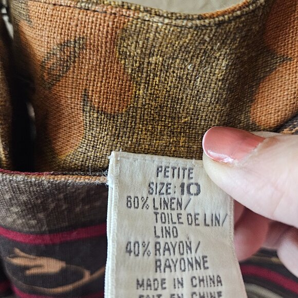 Liz Claiborne Linen Dress - Picture 6 of 6